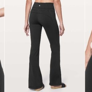 Lululemon Groove Pant Flare *32" Black Sz 4